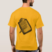 TecmoBowlの*Loserはstatsを保たなければなりません Tシャツ (裏面)