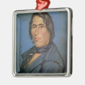 Tecumseh (1768-1813年) (キャンバスの油) メタルオーナメント (左)