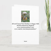 「TedとTeena in Happy Valley」 カード (裏面)