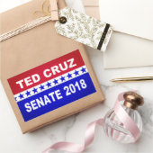 Ted Cruz 2018上院ステッカー 長方形シール (ギフト)