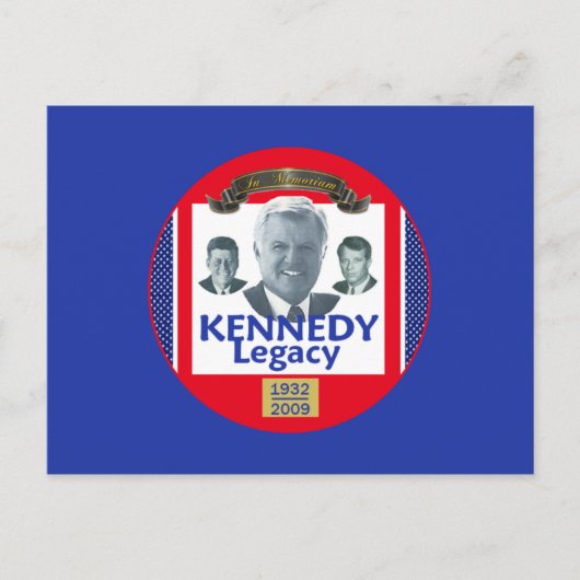 Ted Kennedy 2009レガシポストカード ポストカード (正面)