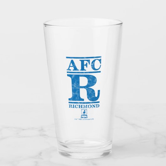 Ted Lasso | AFC R Richmond Text Logo タンブラーグラス (正面)