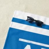 Ted Lasso | AFC R Richmond Text Logo ビーチタオル (インサイチュ)