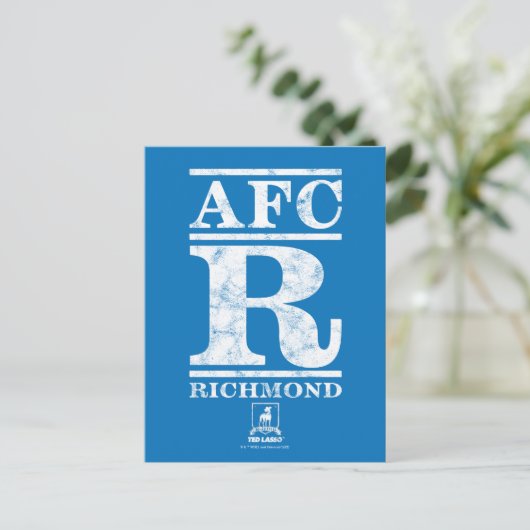 Ted Lasso | AFC R Richmond Text Logo ポストカード (スタンド正面)