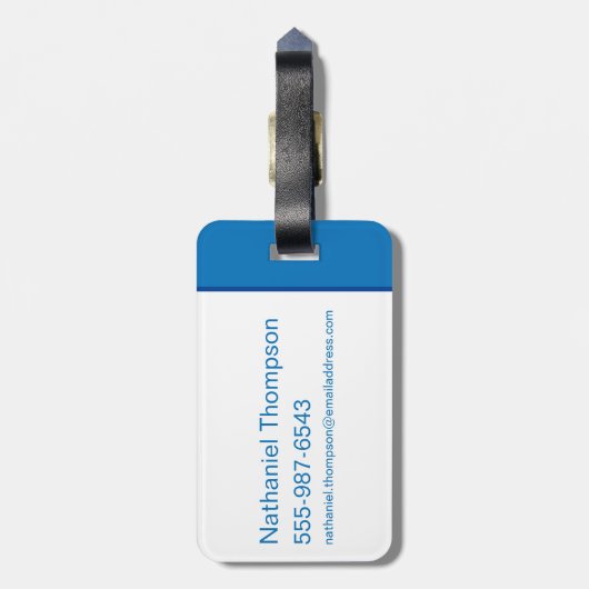 Ted Lasso | AFC R Richmond Text Logo ラゲッジタグ (裏面縦)