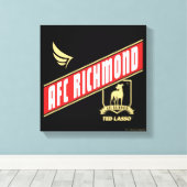 Ted Lasso | AFC Richmond Athletic Banner キャンバスプリント (インサイチュ (ウッドフロア))