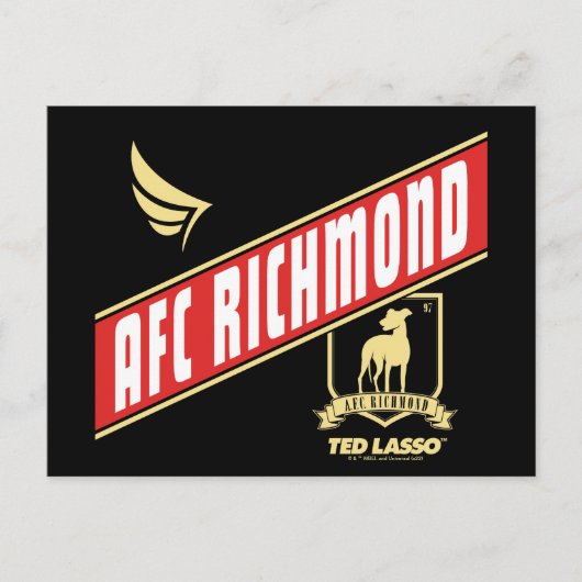 Ted Lasso | AFC Richmond Athletic Banner ポストカード (正面)