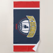 Ted Lasso | AFC Richmond Athletic Circle Badge ビーチタオル (正面)