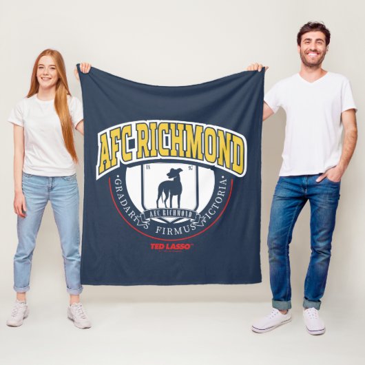 Ted Lasso | AFC Richmond Athletic Circle Badge フリースブランケット (インサイチュ)