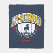 Ted Lasso | AFC Richmond Athletic Circle Badge フリースブランケット (正面)