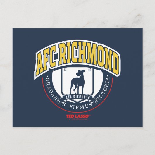 Ted Lasso | AFC Richmond Athletic Circle Badge ポストカード (正面)