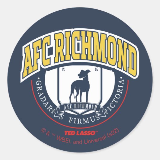 Ted Lasso | AFC Richmond Athletic Circle Badge ラウンドシール (正面)