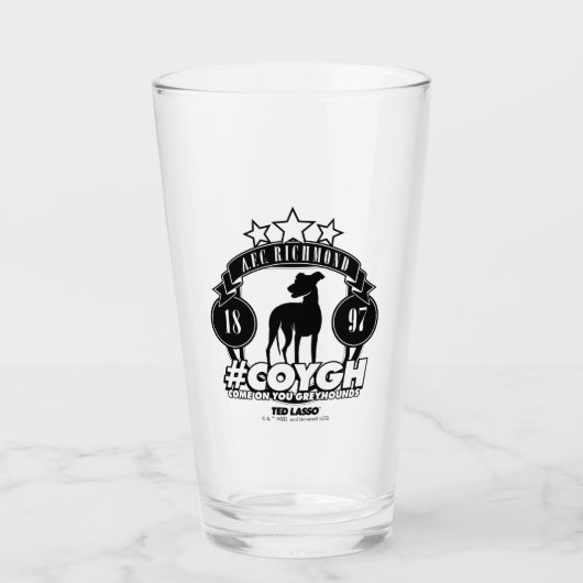 Ted Lasso | AFC Richmond #COYGH タンブラーグラス (正面)