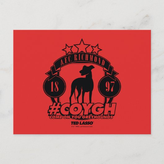 Ted Lasso | AFC Richmond #COYGH ポストカード (正面)