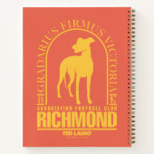 Ted Lasso | AFC Richmond Gold Arched Logo ノートブック (裏面)