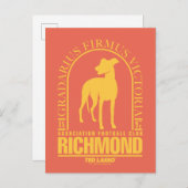 Ted Lasso | AFC Richmond Gold Arched Logo ポストカード (正面/裏面)