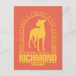 Ted Lasso AFC Richmond Gold Arched Logo ポストカード
