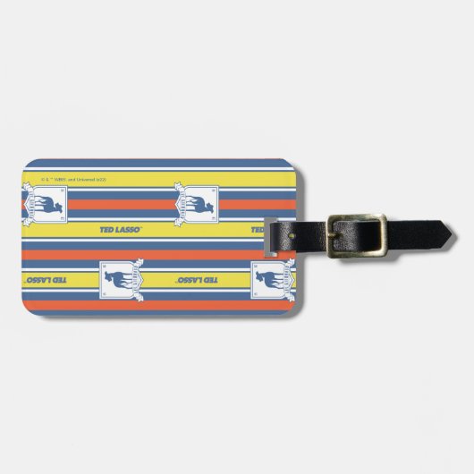 Ted Lasso | AFC Richmond Logo Stripe Pattern ラゲッジタグ (正面横)