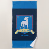 Ted Lasso | AFC Richmond Team Logo ビーチタオル (正面)