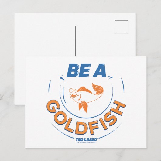 Ted Lasso | Be A Goldfish ポストカード (正面/裏面)