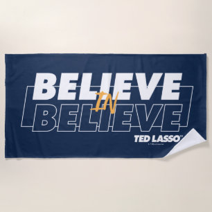 Ted Lasso Believe in Believe ビーチタオル
