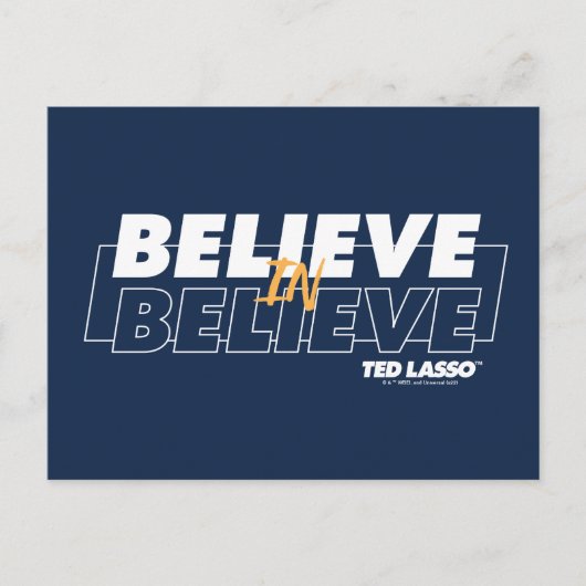 Ted Lasso | Believe in Believe ポストカード (正面)