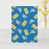 Ted Lasso | Believe Sign and Ball Toss Pattern カード (黄色い花)