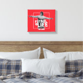 Ted Lasso | Dani Rojas Fútbol is Life キャンバスプリント (インサイチュ (寝室))