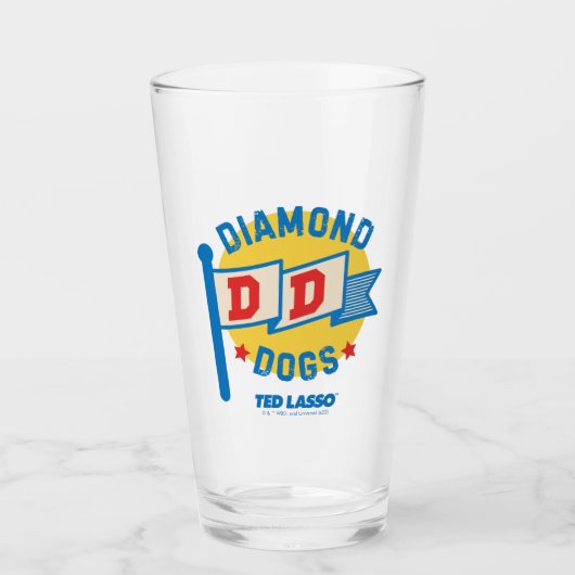 Ted Lasso | Diamond Dogs Pennant Graphic タンブラーグラス (正面)
