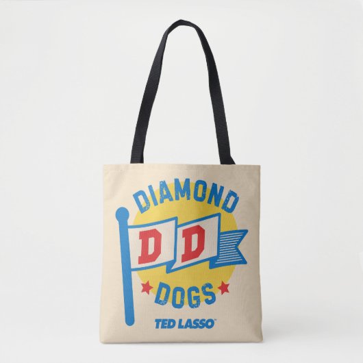 Ted Lasso | Diamond Dogs Pennant Graphic トートバッグ (正面)