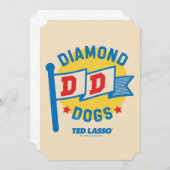 Ted Lasso | Diamond Dogs Pennant Graphic ノートカード (正面/裏面)