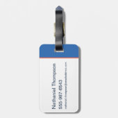 Ted Lasso | Don't You Dare Settle For Fine ラゲッジタグ (裏面縦)