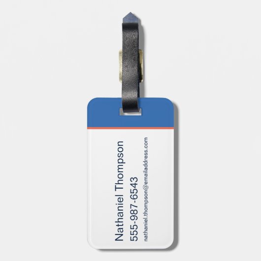 Ted Lasso | Don't You Dare Settle For Fine ラゲッジタグ (裏面縦)