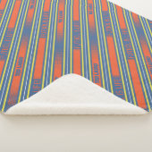 Ted Lasso | Fútbol is Life Stripe Pattern シェルパブランケット (3/4)