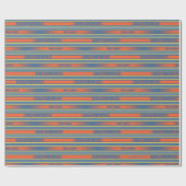 Ted Lasso | Fútbol is Life Stripe Pattern ラッピングペーパー (フラット)