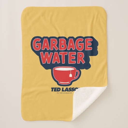 Ted Lasso | Garbage Water Tea Graphic シェルパブランケット (正面)