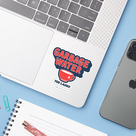 Ted Lasso | Garbage Water Tea Graphic シール (ノートパソコンとiPhone)