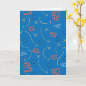 Ted Lasso | He's Here He's There Playbook Pattern カード (黄色い花)