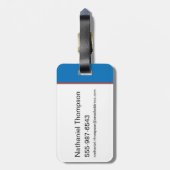 Ted Lasso | He's Here He's There Playbook Pattern ラゲッジタグ (裏面縦)