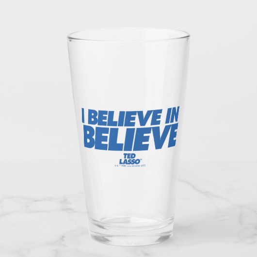 Ted Lasso | I Believe in Believe タンブラーグラス (正面)