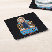 Ted Lasso | Rebecca Welton Bobblehead スクエアペーパーコースター (アングル)