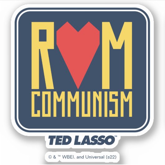 Ted Lasso | Rom Communism Graphic シール (正面)