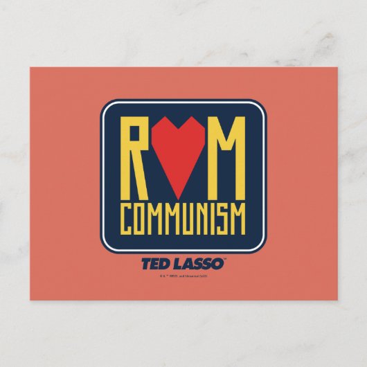 Ted Lasso | Rom Communism Graphic ポストカード (正面)