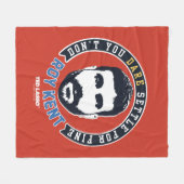 Ted Lasso | Roy Kent Don't You Dare Settle フリースブランケット (正面(横))