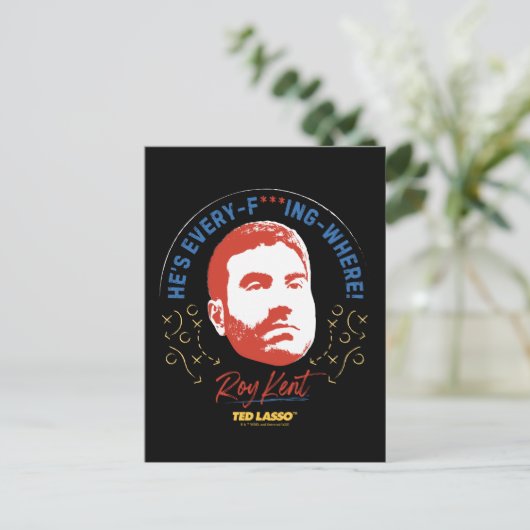 Ted Lasso | Roy Kent He's Every -- Where ポストカード (スタンド正面)