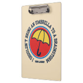 Ted Lasso | Shouldn't Bring Umbrella To Brainstorm クリップボード (左)