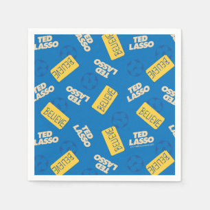 Ted Lasso Soccer Pattern スタンダードカクテルナプキン