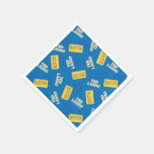 Ted Lasso Soccer Pattern スタンダードカクテルナプキン (角)