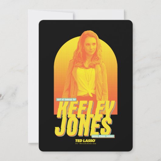 Ted Lasso | Sorta Famous Keeley Jones Graphic ノートカード (正面)