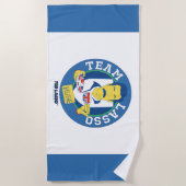 Ted Lasso | Team Lasso Tea Iconic Avatar ビーチタオル (正面)